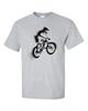 Particle Dot Stencil Mountain Bike Biking Biker MTB Road Cyclist Bicycle TShirt