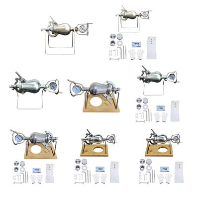 Popcorn Maker Decoration Gourd Type Pressure Cookers Chinese Traditional Hand Cranked Popcorn Maker for Kitchen Adults