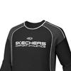 Skechers Sports Lifestyle Series Round Neck Warm Pullover Long Sleeve Sweatshirt Unisex sweatshirt Carbon-Black P424U013-0018