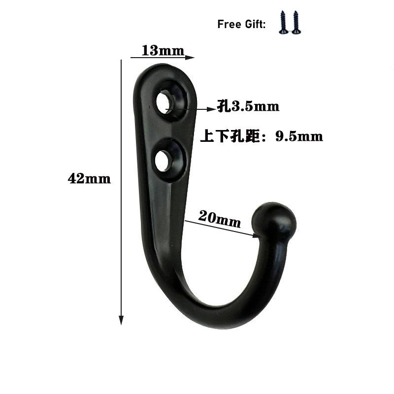 30/1set Haken aus Legierung mit Schrauben zur Wandmontage, Kleiderbügel für Mäntel, Handtücher, Taschen, Mützen, Haken für Küche und Bad, Aufbewahrungsregalhalter