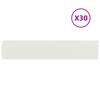 Lawn Edging 30 pcs White 20 x 103 cm Cold Rolled Steel