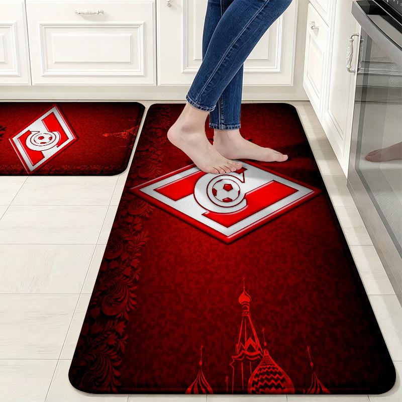 Spartak Moscow Zeal.78 Flannel Kitchen Mat Christmas Soft Area Rug Non Slip Floor Carpet Home Decoration