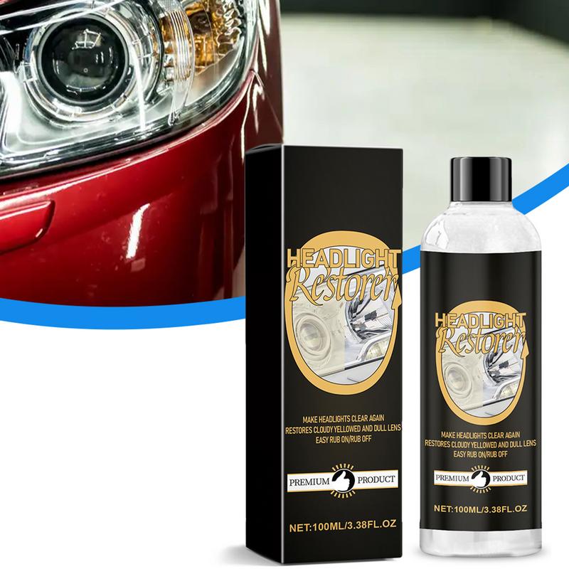 Headlight Restoration Kit Complete Restoring Refurbishment Set Headlight Cleaner And Sealant For Bikes Motorcycles Trucks Auto