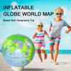 16 Zoll 30cm Aufblasbarer Globus Strandball Spielzeug Karte Bildung Geographie Lehre Ballon Requisiten Kinder Geburtstagsgeschenk Wasser Pool Luft Globos