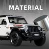 1:24 Jeeps Wrangler Rubicon SUV Alloy Car Model Diecasts Metal Off-road Vehicles Car Model Simulation Sound Light Kids Toys Gift