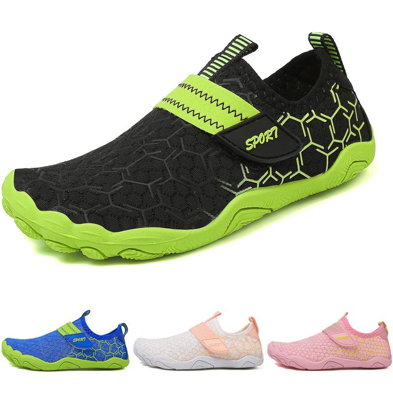 Children Beach Aqua Shoes Boy Girl Barefoot Water Shoes Quick-Dry Drainage Diving Swim Sandals Kids Fishing Surf Wading Sneakers