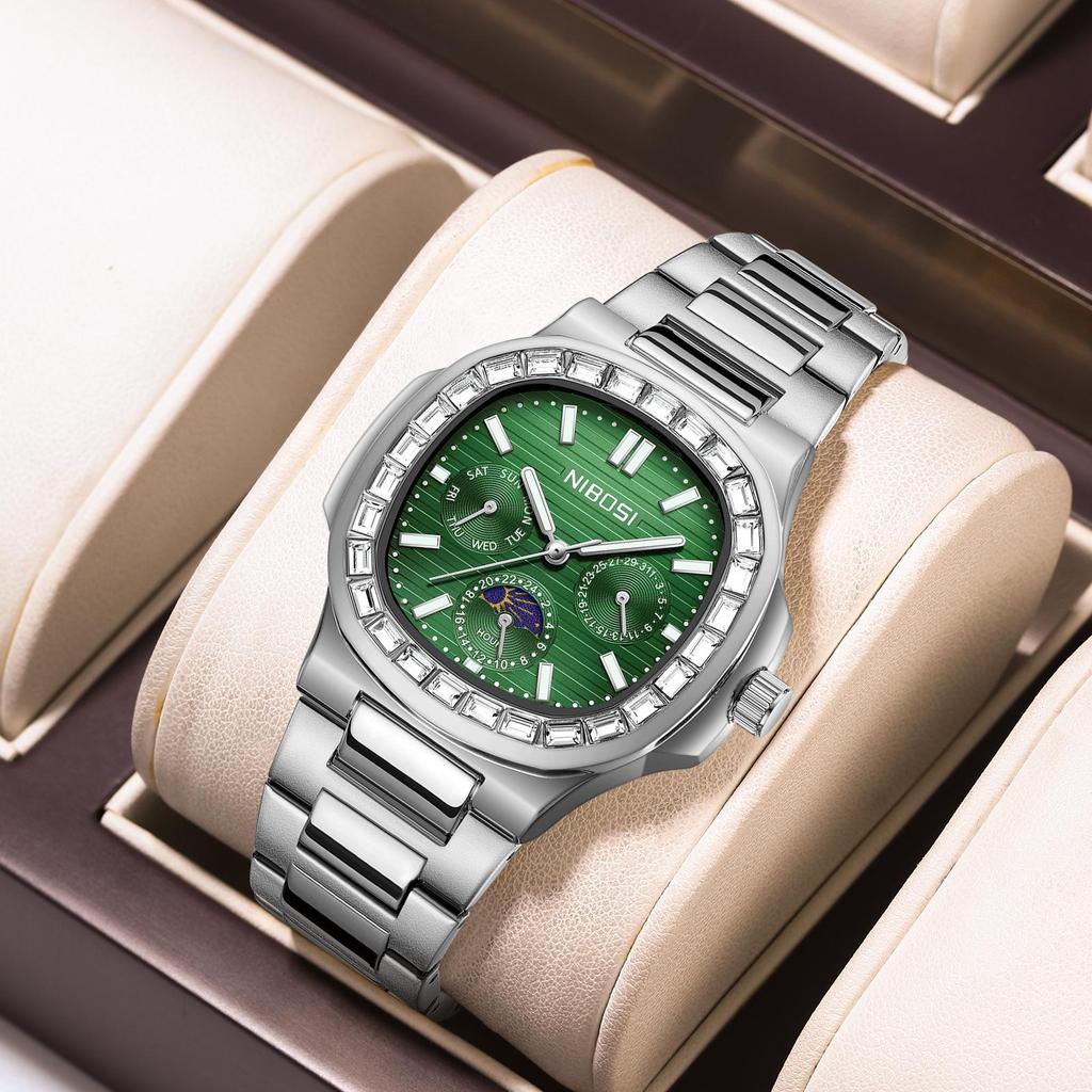 Fashion Men Watches Luxury Date Miyota Quartz Watch Men Waterproof Stainless Steel Male Clocks Reloj Hombre