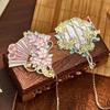 Metal Hollow Hollow Bookmark With Tassel Floral Bookmark Book Tab Metal Bookmark  Book Lover Gifts