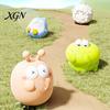 Portable Stress Relief Toy Bubble Animal Squeeze Popping Eyes Rabbit Hand Exercise Anti-Anxiety Frog Sheep Penguin Snail Pinch Desk TPR Reliever