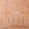 Haobei Acrylic Snowflake Icicle Christmas Decoration