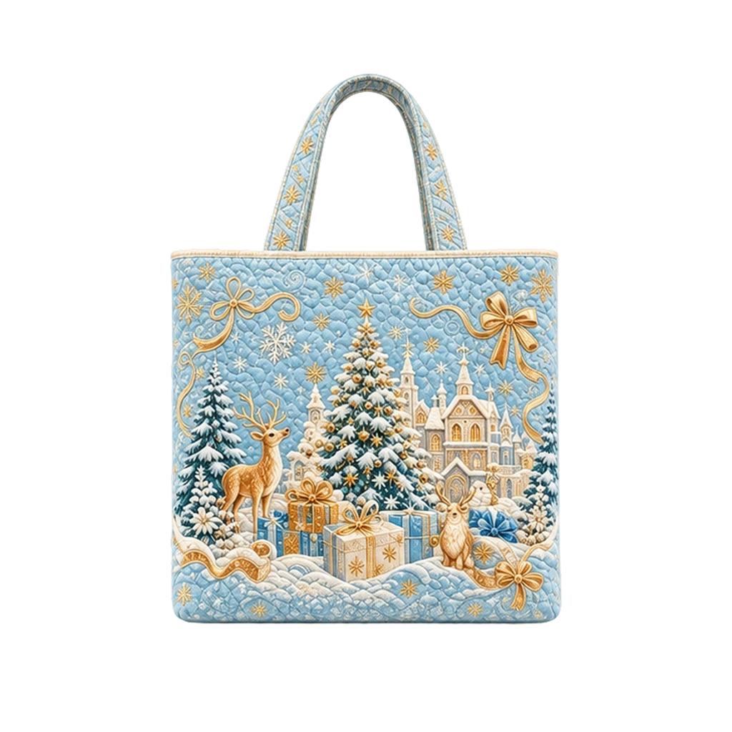 Christmas Bag, 40 43 10 (H W Base), Holiday Bag for Shopping, Gifts and Daily Use