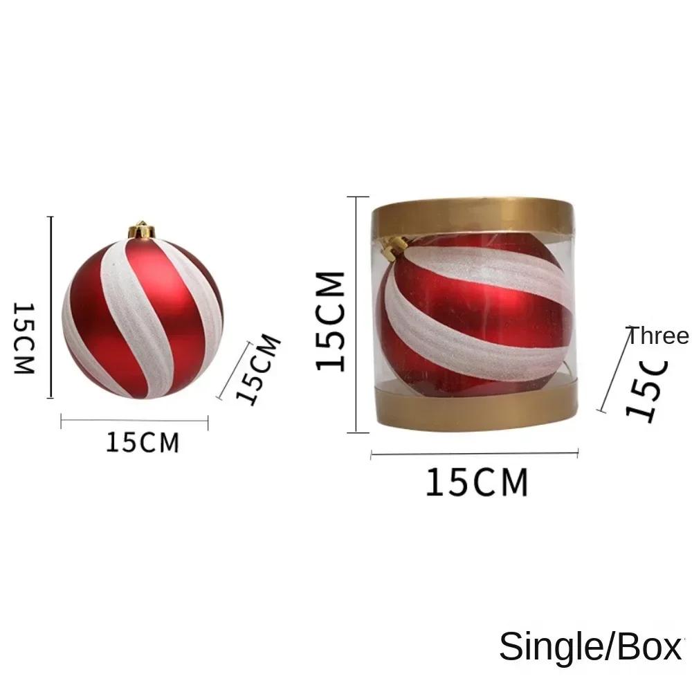 3/2/1Pcs Pumpkin Balls Christmas Tree Ornament Plastic DIY Crafts Painted Christmas Gifts Boxes Pendant Hanging Ornament