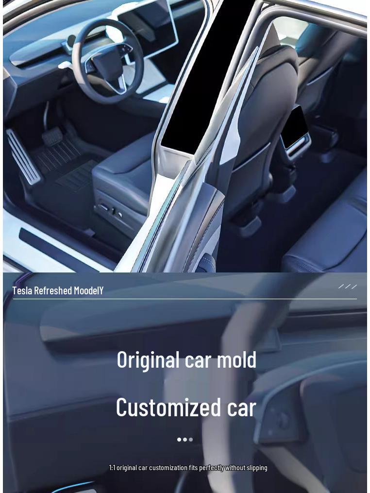 Tesla Model Y/3 Official Style Full Surround TPE Floor Mats