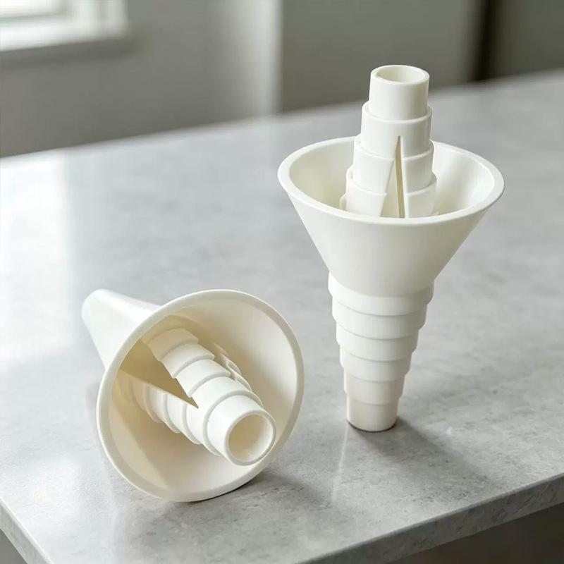 Bottle Funnel Adapter Eco-Friendly Reusable Liquid Transfer Connector for Oil Detergent Soap Fluid Pouring Daily Use
