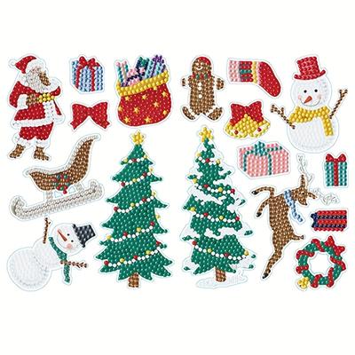 1set DIY Random Diamond Painting Stickers Handmade Wall Decor for Christmas Handmade Products Need Self Sticking Drill