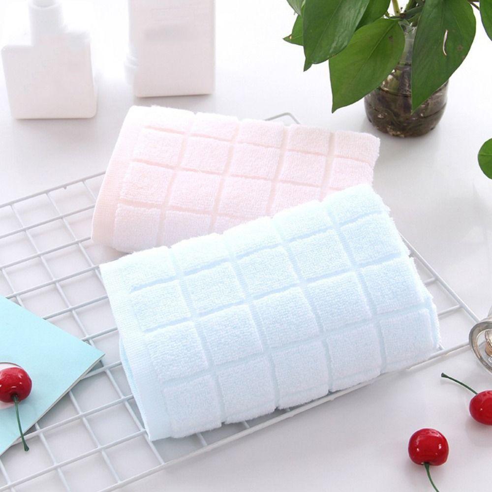 

Thickened Cotton Grid Bath Towel Luxury Shower Towel Beach Towel Face Towel Kid