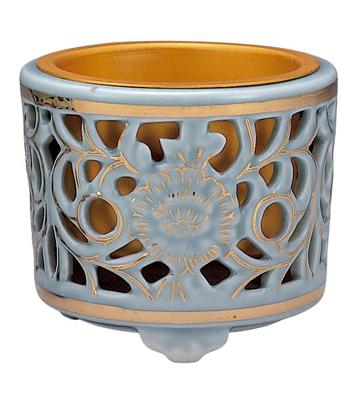Openwork Incense Burner (with a 2.5-inch Handle)  Buddhist Altar Supplies, Home Memorial Supplies, for Urns