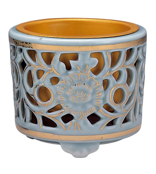 

Openwork Incense Burner a Buddhist Altar Home Memorial Urn Use (with sash) [1.8 inches] Supplies, Supplies,