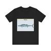 Wahoo Fish Art Short Sleeve Tee Shirt Graphic Print Crewneck Unisex Gift