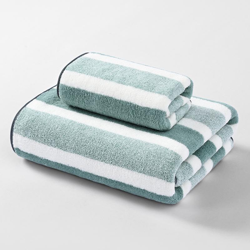 Korallenfleece Schnelltrocknendes Handtuchset für Erwachsene - Saugfähig & Weich für Zuhause oder Strand