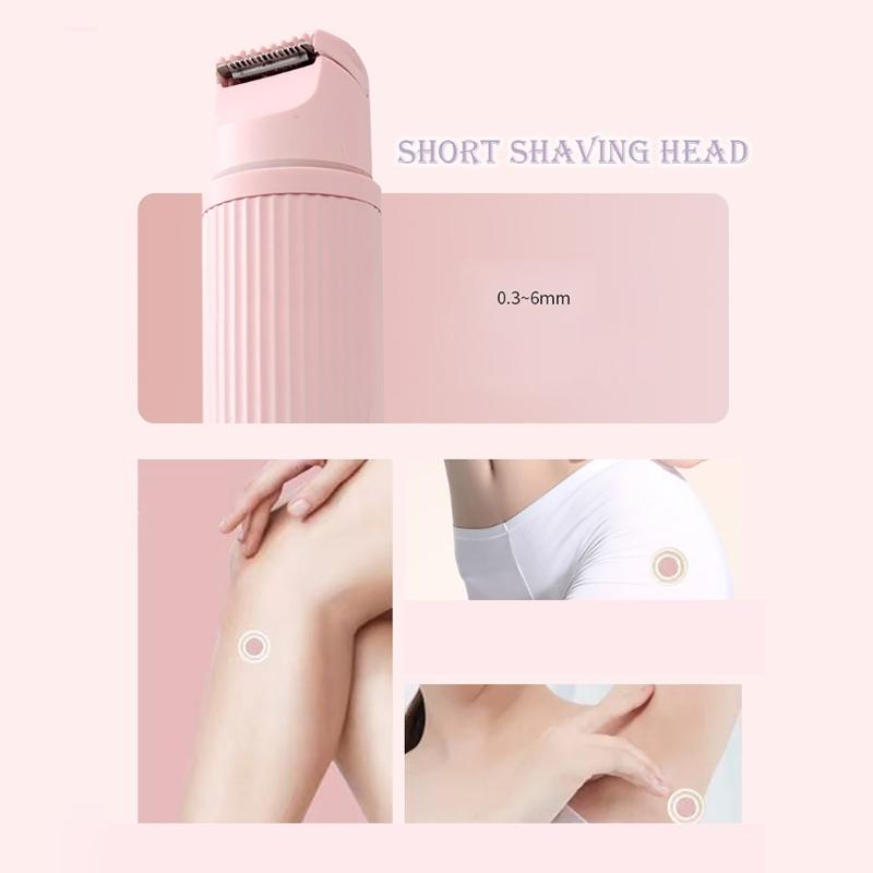 Electric Cutter for Women Bikinis Trimmer USB Rechargeable Electric Shaver for Women Wet/Dry Use Body Hair Grommer
