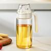 Oil Dispenser Bottle For Kitchen Sauce Auto-Seal Portion Control Olive Oil Bottle Condiment Leak-Proof Ergonomic Dust-Proof