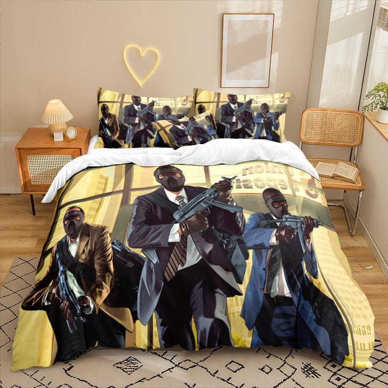 

Анимационный Сериал 3D Цифровая Печать Комплект Постельного Белья из Трех Предметов Простыня Пододеяльник 90 * 200 two-piece set