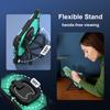 Heavy Duty Case for iPad 9.7 6th 5th Pro 9.7 Inch Silicone + PC Shockproof 360° Rotating Stand Tablet Cover with Shoulder Strap