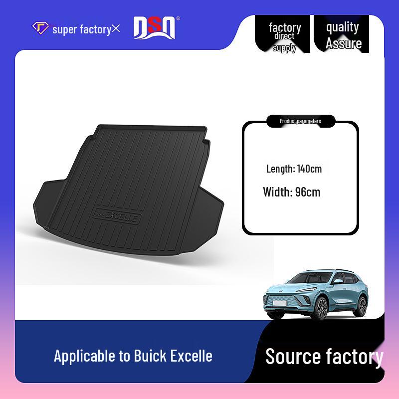 

Индивидуальный ТПЭ коврик в багажник для Buick Excelle/Excelle GT - Подходит для моделей Micro Blue 6 и Micro Blue 7 Black TPE material