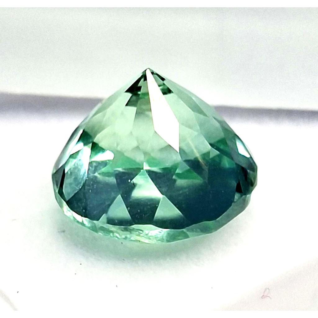 Round Cut Natural Parti Sapphire Green 6-8 Ct Stunning Certified Loose Gemstone