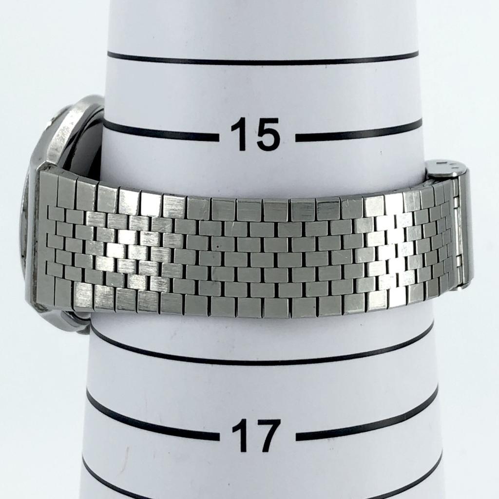 Working Good SEIKO KING QUARTZ 5855-8001 QZ Quartz Manufactured 1977 7N1216 Silver Dial Date Men's Watch WATER RESISTANT 3-Hand New Battery