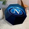 Ombrello Emblema Calcio Napoli - Apertura/Chiusura Automatica, Ombrello Leggero Compatto a 8 Stecche Essenziale per l'Outdoor, Accessorio Picnic, Ventaglio, Regali