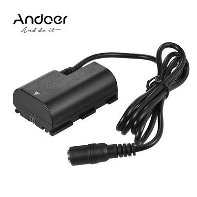 Connettore accoppiatore CC per batteria fittizia completamente decodificata LP-E6 per fotocamera Canon