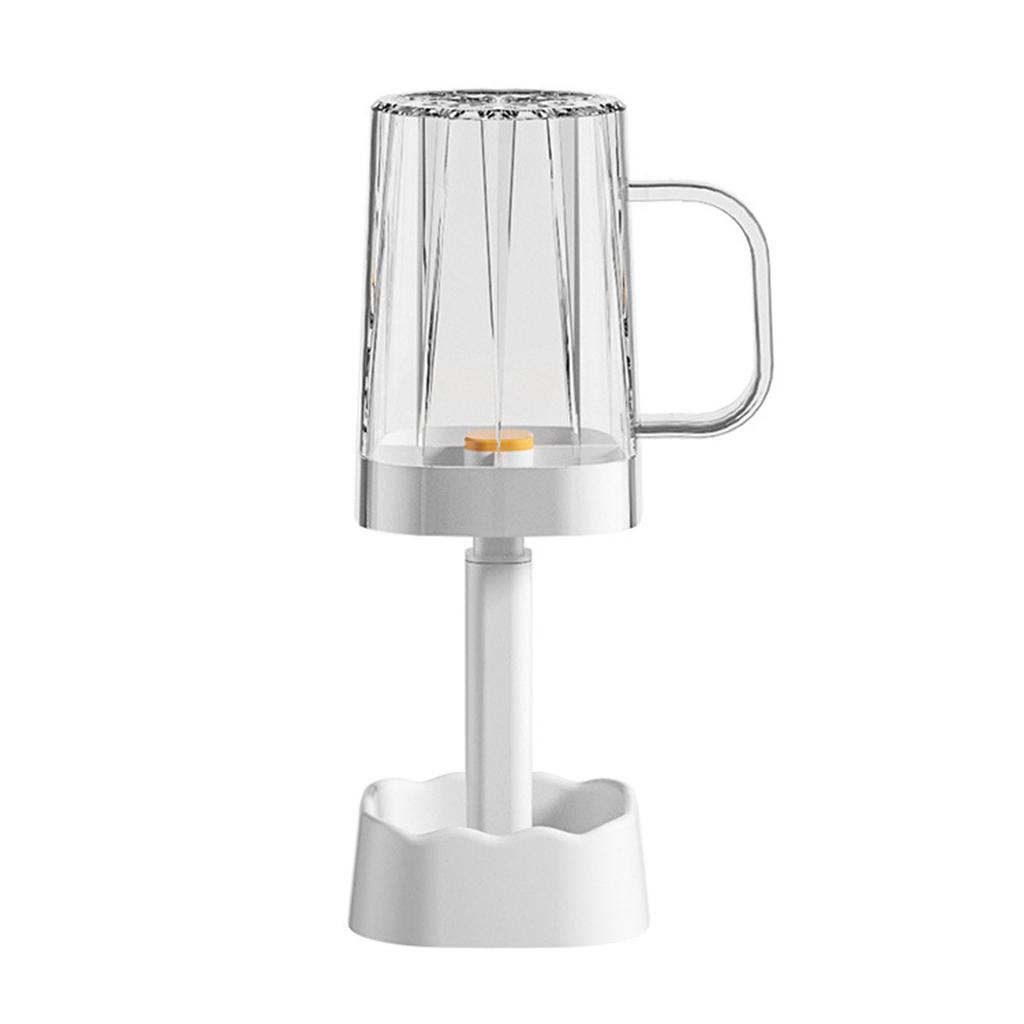 Covered Rinse Cup Multifunctional Toothbrush Holder with Cup Cover Handle for Home Travel