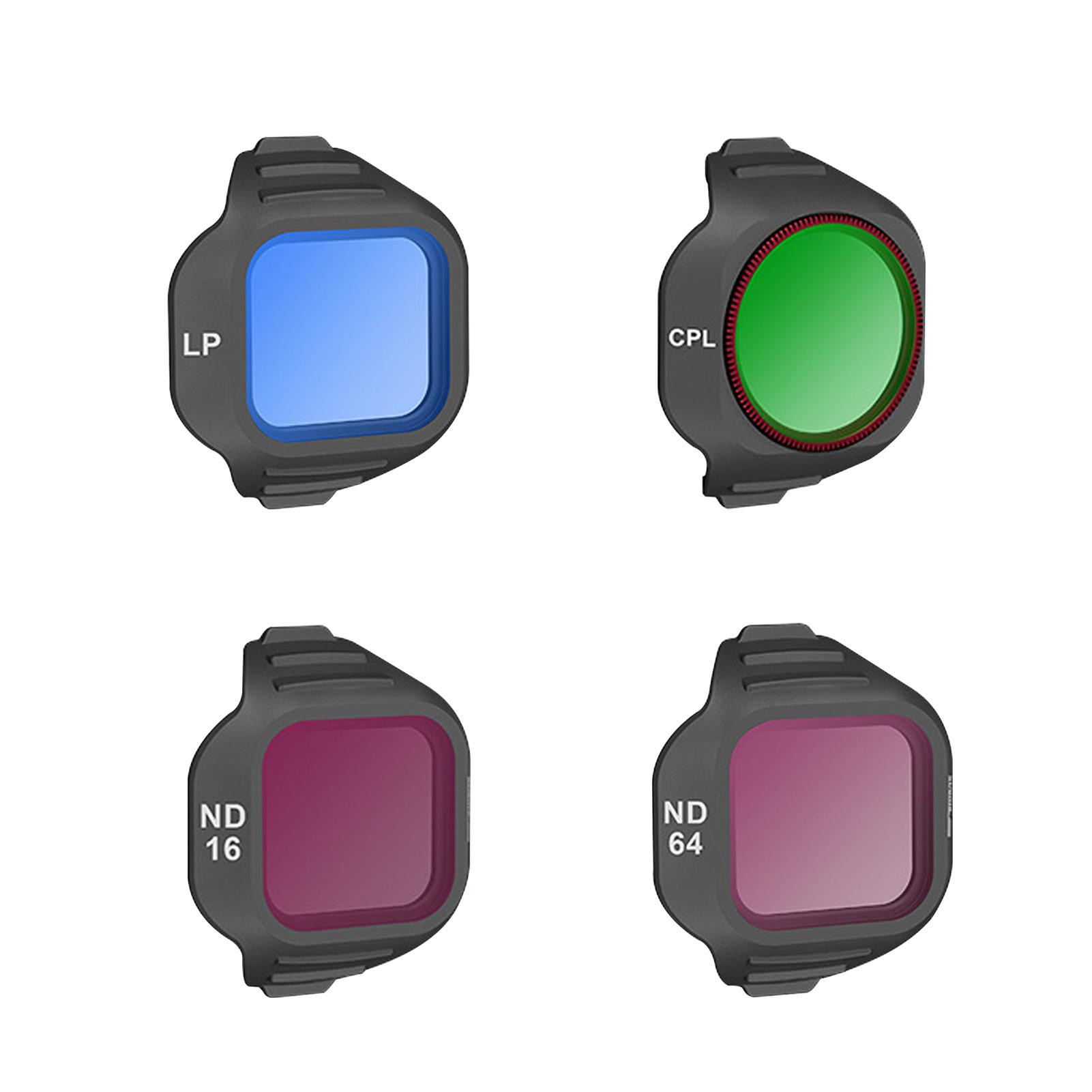 

ND16 ND64 CPL Light Pollution Reduction Filter Set Multi-Coated Optical Glass Lens Filter Set Vlog Camera Filter Compatible with 5 Pr
