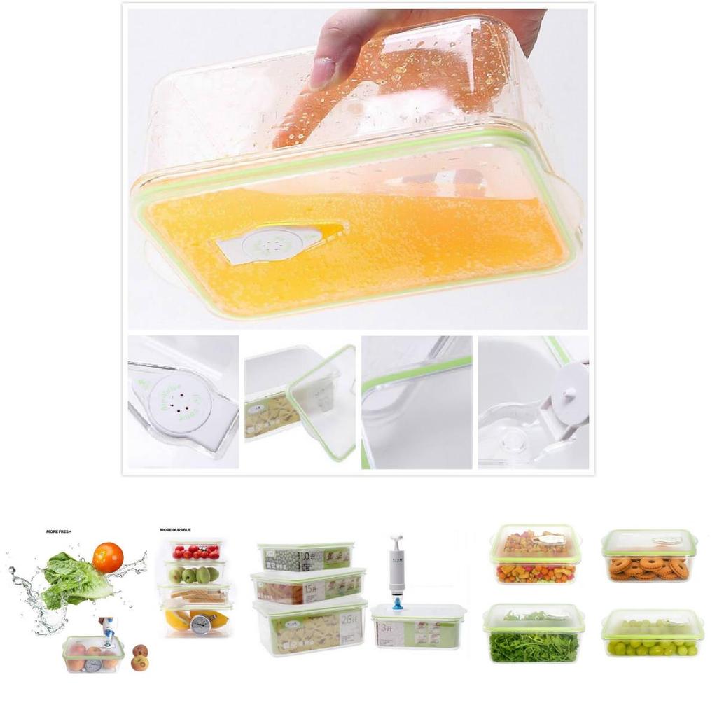 High-quality Microwave Safe Square Vacuum Seal Lunch Box For Fresh Storage