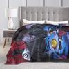 Saja Boys Jinu Kpop Demon Hunters Coperta Tigre Derpy Calda Morbida Novità Peluche Coperta Plaid Per Copriletto in Flanella