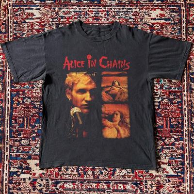 ALICE IN CHAINS Layne Staley Album Black Cotton Tshirt Unisex T-Shirt