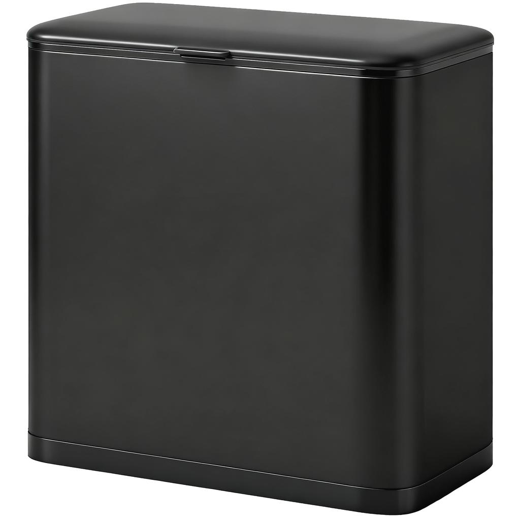 8L Hanging Kitchen Bin, Rubbish bin with Lid and Removable Inner Bucket for Kitchen Cabinet Door, Under Sink, Office