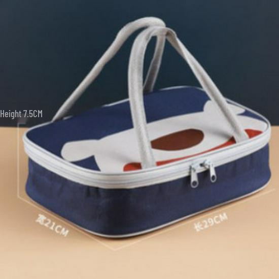 Aluminum Foil Insulated Lunch Bag - Waterproof, Portable Meal Tote for Work or School