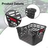 Rear Bike Basket Bicycle 32 Cmx40 Cmx24 cm Trendy Biking Rack Cargo for Riding