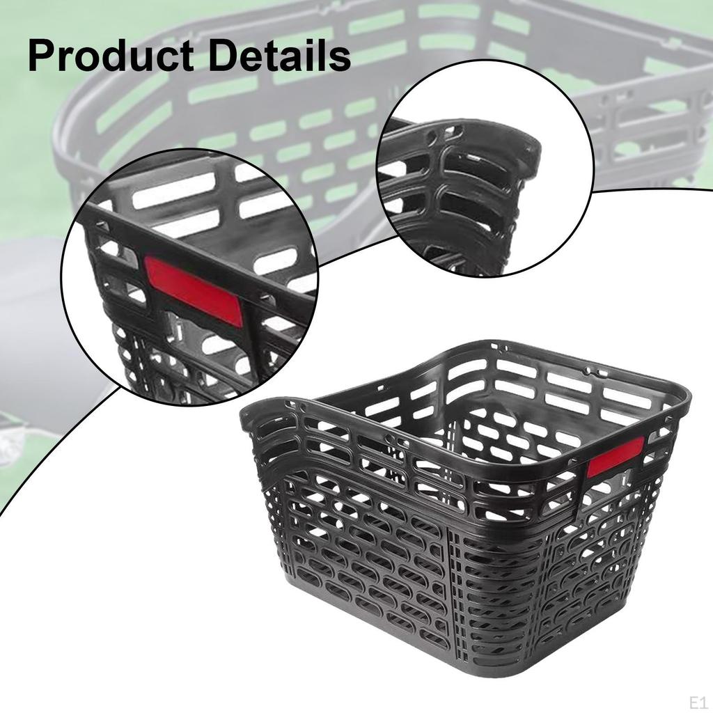 Rear Bike Basket Bicycle 32 Cmx40 Cmx24 cm Trendy Biking Rack Cargo for Riding