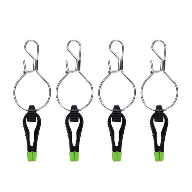 4pcs Fishing Downrigger Release Snap Fishing Tackle Weights Clip Clamp Power Grip Line Release Clip