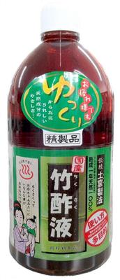 Japanese Traditional Chinese Medicine Research Institute Bamboo Vinegar Solution for Bath Single Item 1L