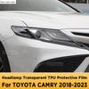 For TOYOTA CAMRY 2018- Car Exterior Headlight Anti-scratch Front Lamp Transparent Protective Film Accessories