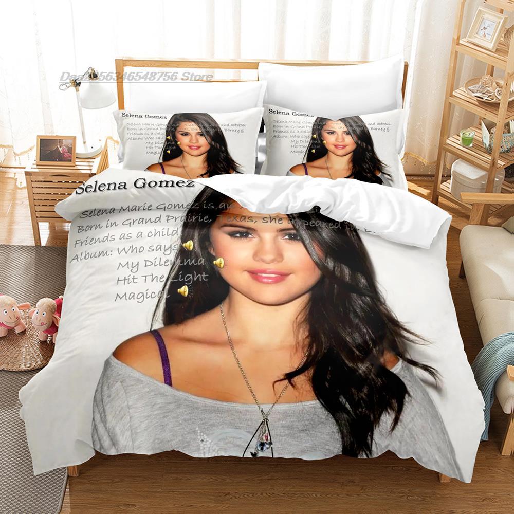 Selena Quintanilla Bedding Set Single Twin Full Queen King Size Bed Set Teenager Bedroom Sheet Set Print New