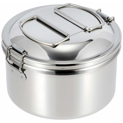 

Zebra Stainless Steel Lunch Box, Simple II, with Inner Tray, 12cm, 152306