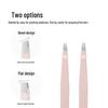 Multicolor Stainless Steel Eyebrow Tweezers Set for Precise Trimming and Makeup