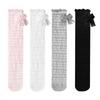 Kids Bowknot Over Calf Socks for Girls Long Boot Socks Over Knee Stockings Breathable Socks Children Stockings