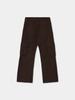 KINETO Wave Pocket Wide Cotton Pants_Brown